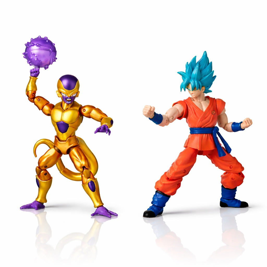 Action Figures Dragon Ball Super Dragon Stars: Golden Frieza vs Super Saiyan Blue Goku 17 cm