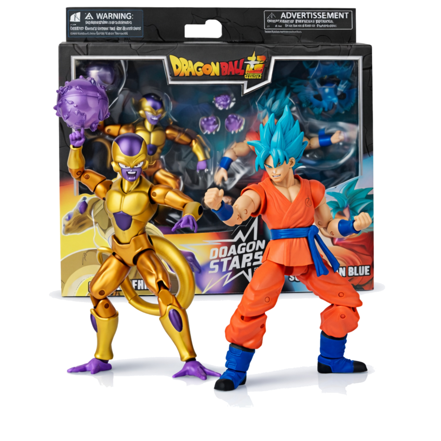 Action Figures Dragon Ball Super Dragon Stars: Golden Frieza vs Super Saiyan Blue Goku 17 cm