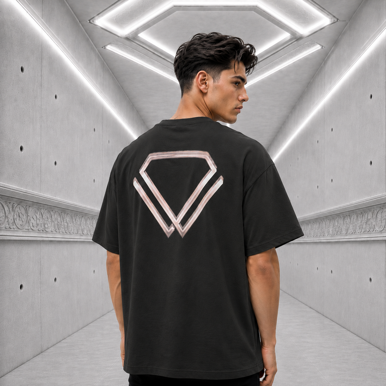 Iconic Oversized Tee (Oink! Pink)