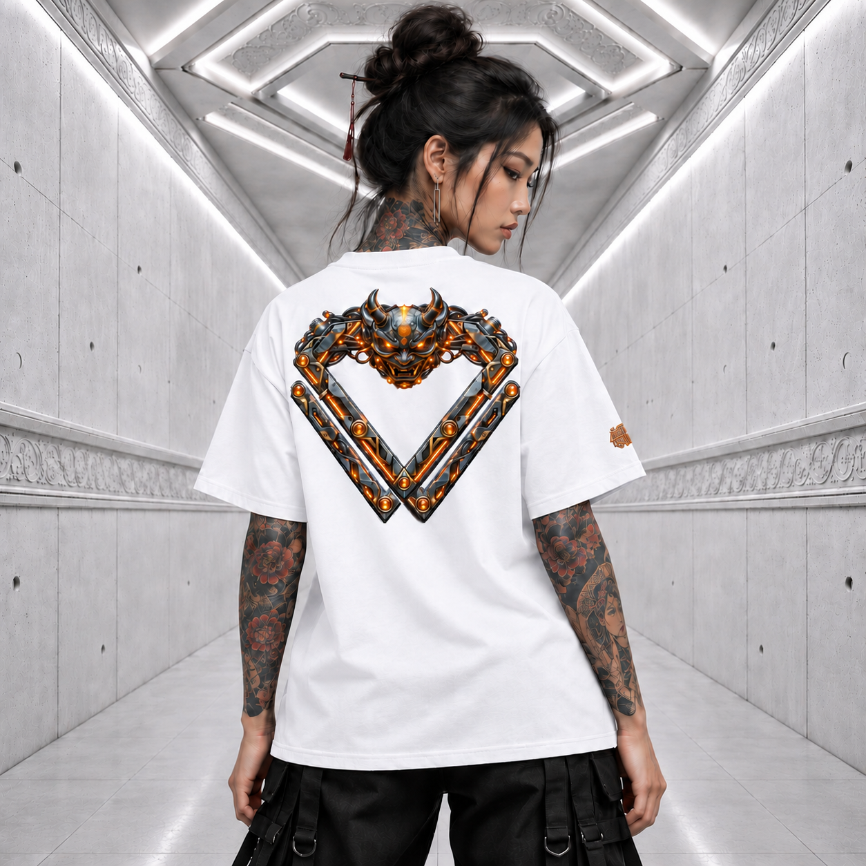 金童子 - Kane-dōji Tee — white back