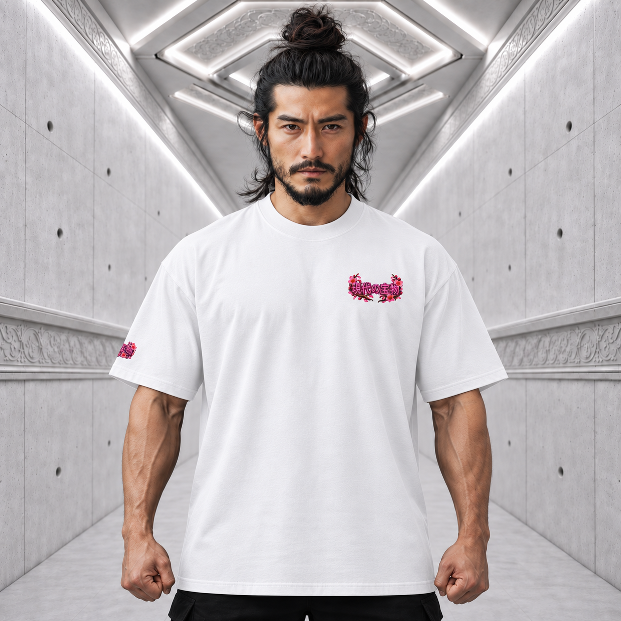 鬼女紅葉 - Kijo Momiji Tee — white front