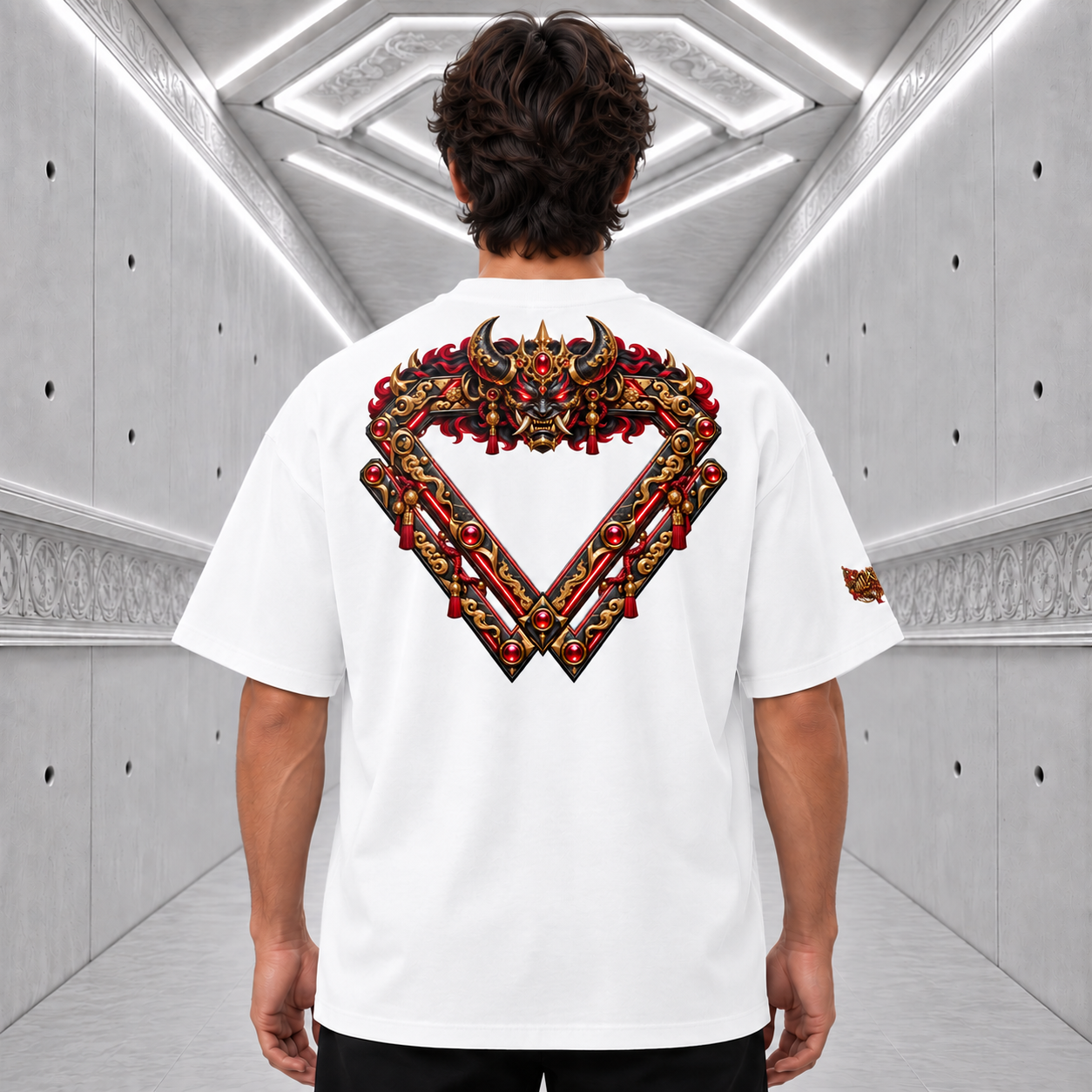 酒呑童子 - Shuten-dōji Tee — white back