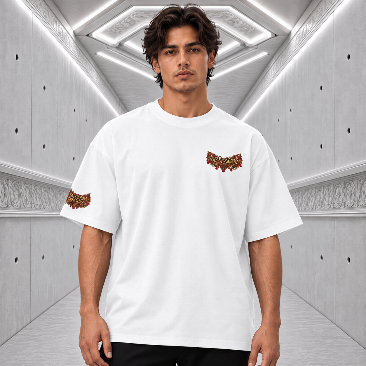 酒呑童子 - Shuten-dōji Tee — white front